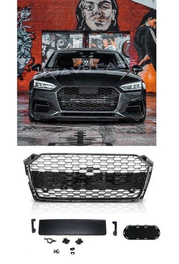 RS5 Look Front Grill voor Audi A5 B9 / S line / S5, Ophalen of Verzenden