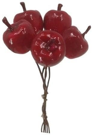 Appeltjes Rood 2 cm zak 20 stuks, Nieuw