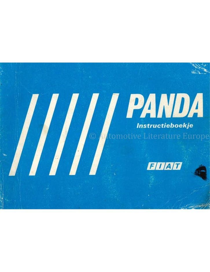 1990 FIAT PANDA INSTRUCTIEBOEKJE NEDERLANDS, Autos : Divers, Modes d'emploi & Notices d'utilisation