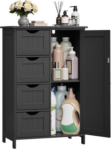 Badkamerkast - 82 cm hoog - bijzetkast - 4 laden en een, Huis en Inrichting, Verzenden, Nieuw