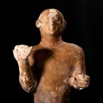Fenicisch Terracotta GIGANTISCHE votieve figuur van een man,