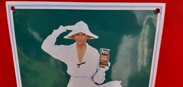PERSIL la femme blanche - Enseigne en émail - Métal - Émail