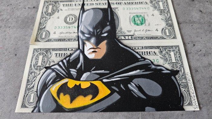Jinks Kunst - BATMAN - 3 X 1 $ US, Antiquités & Art, Art | Objets design