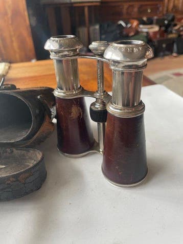 Observation binoculars - Jumelle Edison Stara lornetka