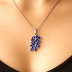 Sans prix de réserve - Collier Plaqué or Tanzanite - Plaqué, Nieuw
