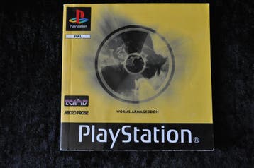 Worms Armageddon Playstation 1 PS1 Manual Only PAL, Verzenden, Nieuw
