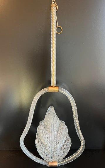 Lampe à suspendre - Laiton, Verre - Verre de Murano
