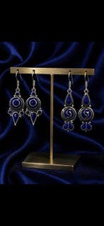 Zeer mooie set van 2 paar oorbellen Bere Ber - lapis lazuli