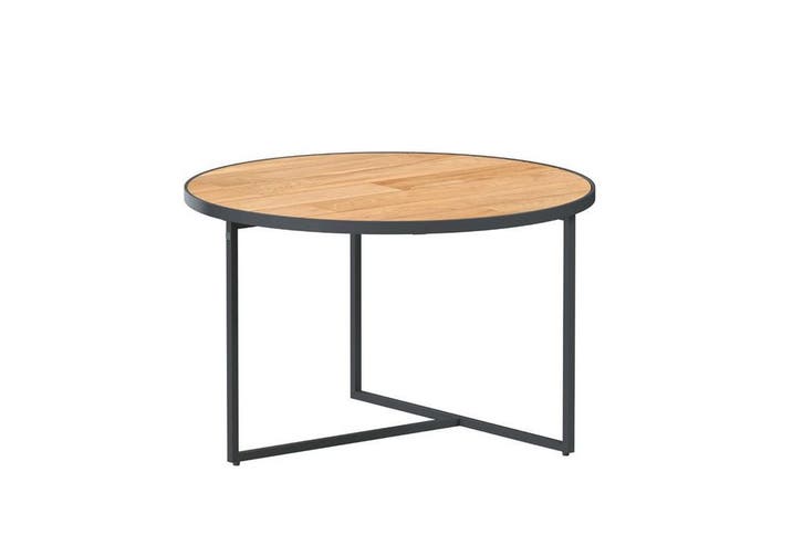 4 Seasons Outdoor Strada tafel met teak blad Ø 73 cm * Sale, Tuin en Terras, Tuinsets en Loungesets