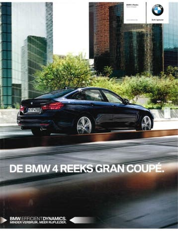 2015 BMW 4 SERIE GRAN COUPÉ BROCHURE NEDERLANDS