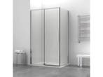 Veiling - Design Douchecabine Chroom 120x90 cm – 6 mm Veil, Nieuw