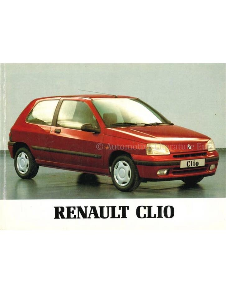 1995 RENAULT CLIO INSTRUCTIEBOEKJE FRANS, Auto diversen, Handleidingen en Instructieboekjes