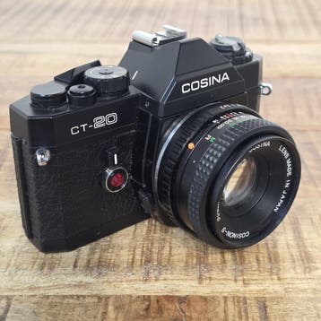 Cosina CT-20 + 50mm 1:2 nr. 2372, Ophalen of Verzenden, Gebruikt, Overige Merken
