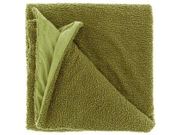 Veiling - 2x Unique Living - Plaid Romie 150x200cm Moss Gree, Huis en Inrichting, Nieuw