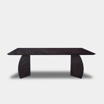 Tafel Rechthoekig Eikenhout  Driehoek  260x100, Nieuw