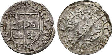 3 Kreuzer Niederweisel 1616 Solms Hohensolms: Philipp Rei..., Verzenden
