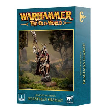 Beastmen Brayherds Beastman shaman (warhammer nieuw), Ophalen of Verzenden, Nieuw