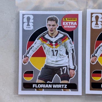Panini USA 2026 World Cup Florian Wirtz - 3 Sticker -, Nieuw