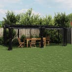 vidaXL Prieel met zijwanden van gaas 6x3 m staal, Verzenden
