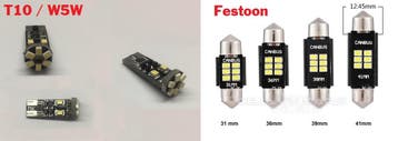 LED Interieur Verlichting | T10/5W5 | Festoon 31mm 36mm 39mm, Ophalen of Verzenden