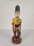 Petite statuette de gardien du Rajasthan. - Bois - Indonésie