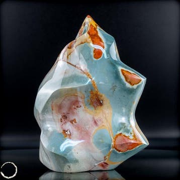 Polychrome Jaspis Flamme – zacht kleurenspel in een
