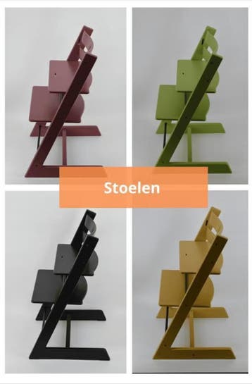 Stokke Tripp Trapp in alle Kleuren - Stokke Trip Trap, Kinderen en Baby's, Verzenden, Zo goed als nieuw, Meegroeistoel, Stoelverkleiner
