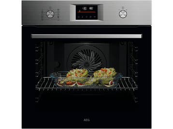 AEG -   Oven - Inhoud 71 L Pyrolytisch - Inox, Verzenden, Nieuw, Oven met grill, Inbouw