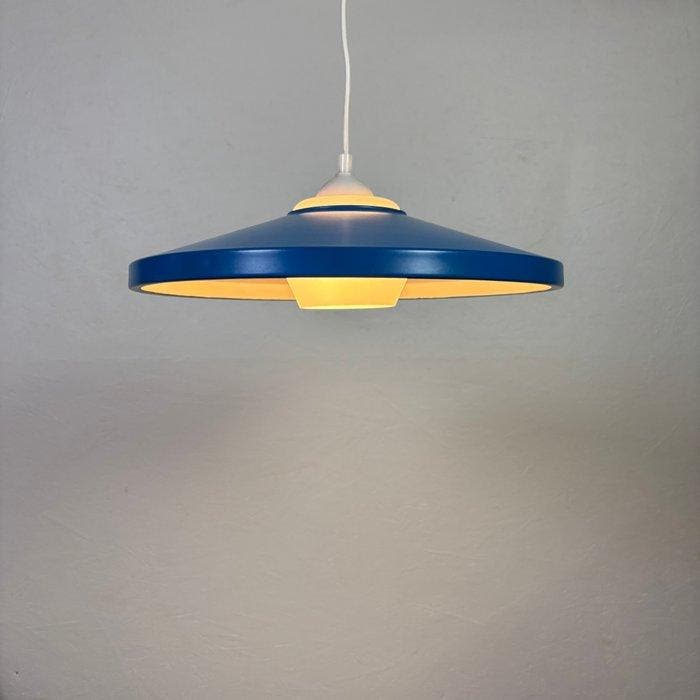Lampe à suspendre - Métal, Verre, Antiquités & Art, Art | Objets design