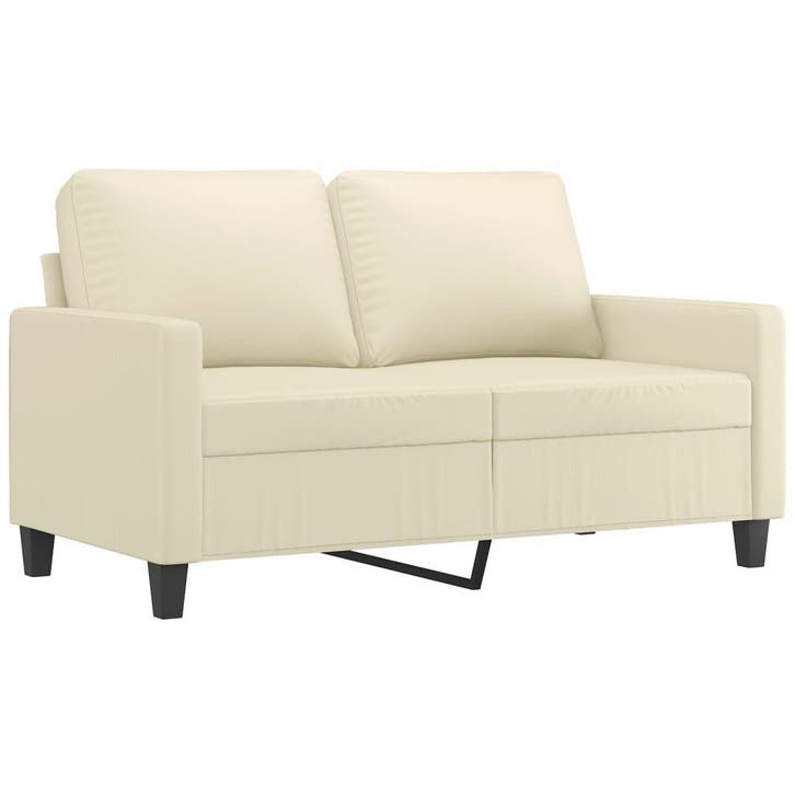 2-zitsbank 120cm Creme | Retour Deal | 58% KORTING!, Huis en Inrichting, Zetels | Zetels, Minder dan 150 cm, 75 tot 100 cm, Nieuw