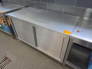 Inox werkbank met onderkast, Nieuw in verpakking