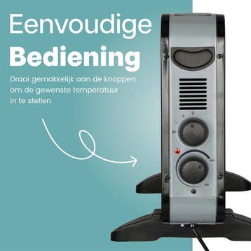 2dekans | AirKing Elektrische Convectorkachel - 1250/2000, Ophalen of Verzenden