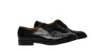 TESTONI - 10 UK - 44 IT - Valdobbiadene Derby Shoes Black, Nieuw