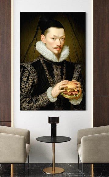 La Mama - The Noble Burger - XL - Œuvre unique 1/1