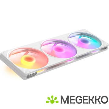 NZXT F420 RGB Fan (2026) - White, Computers en Software, Computerkoelers, Verzenden, Nieuw