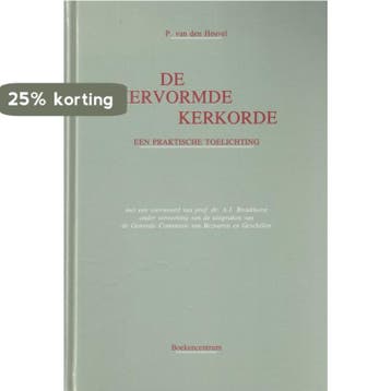 De Hervormde Kerkorde 9789023911500 P. van den Heuvel, Verzenden, Gelezen, P. van den Heuvel