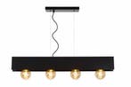 Hanglamp Lucide SURTUS -  - 4xE27 - Zwart -, Verzenden