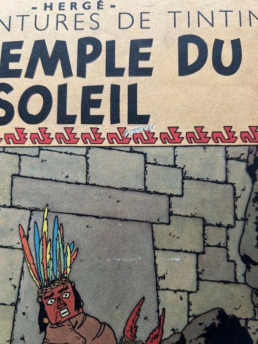 Tintin 14.Le temple du soleil - B3 - 1 Album - Eerste, Livres, BD