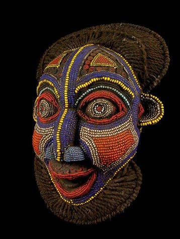 Masque Bamiléké - Cameroun, Antiquités & Art