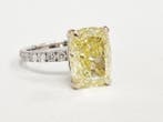 Bague de fiançailles - 14 carats Or blanc, Or jaune -