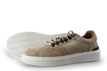 Stefano Lauran Sneakers in maat 44 Beige, Kleding | Heren, Schoenen, Overige kleuren, Zo goed als nieuw, Sneakers, Stefano Lauran
