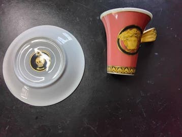 Rosenthal - Gianni Versace - Tasse et soucoupe - Porcelaine