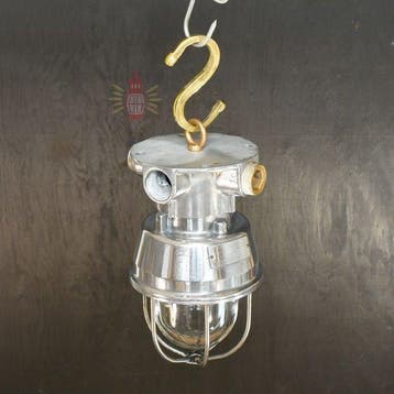Plafondlamp - Messing, Glas