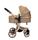 Bellaby Luxe Kinderwagen 2-in-1 - Goud - Verstelbaar, Ophalen of Verzenden