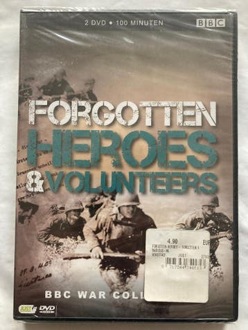 FORGOTTEN HEROES & VOLUNTEERS (IN SEAL) (DVD), Cd's en Dvd's, Gebruikt