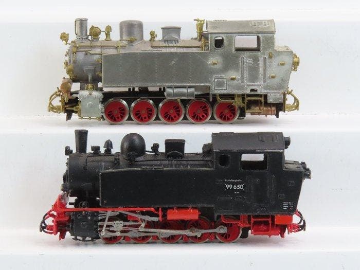 Bemo H0e - Tender locomotief (1) - 2x BR 99, metalen kit, Hobby en Vrije tijd, Modeltreinen | H0