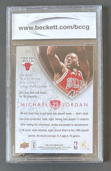 2009/10 Upper Deck MJ Legacy Collection Gold Michael Jordan, Nieuw