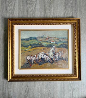 Angelo Mucchetti (1912-1960) - Il ritorno dal pascolo- No
