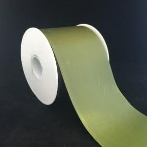 Dubbelsatijn creative ribbon olive stevig voor lintprinters, Nieuw