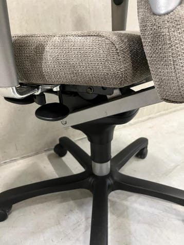 Ergonomische Bureaustoel, Haworth Comforto Met Nieuwe Stof, Verzenden, Zo goed als nieuw, Grijs, Bureaustoel
